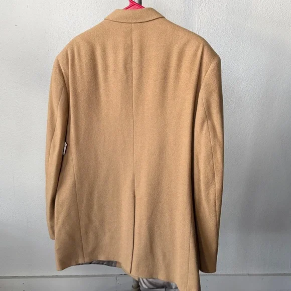 Vintage 100% Camel Hair Blazer For Men Size Large - Picture 4 of 4